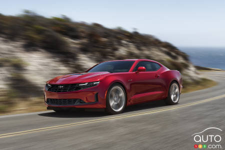 Chevrolet Camaro 2020, sur la route